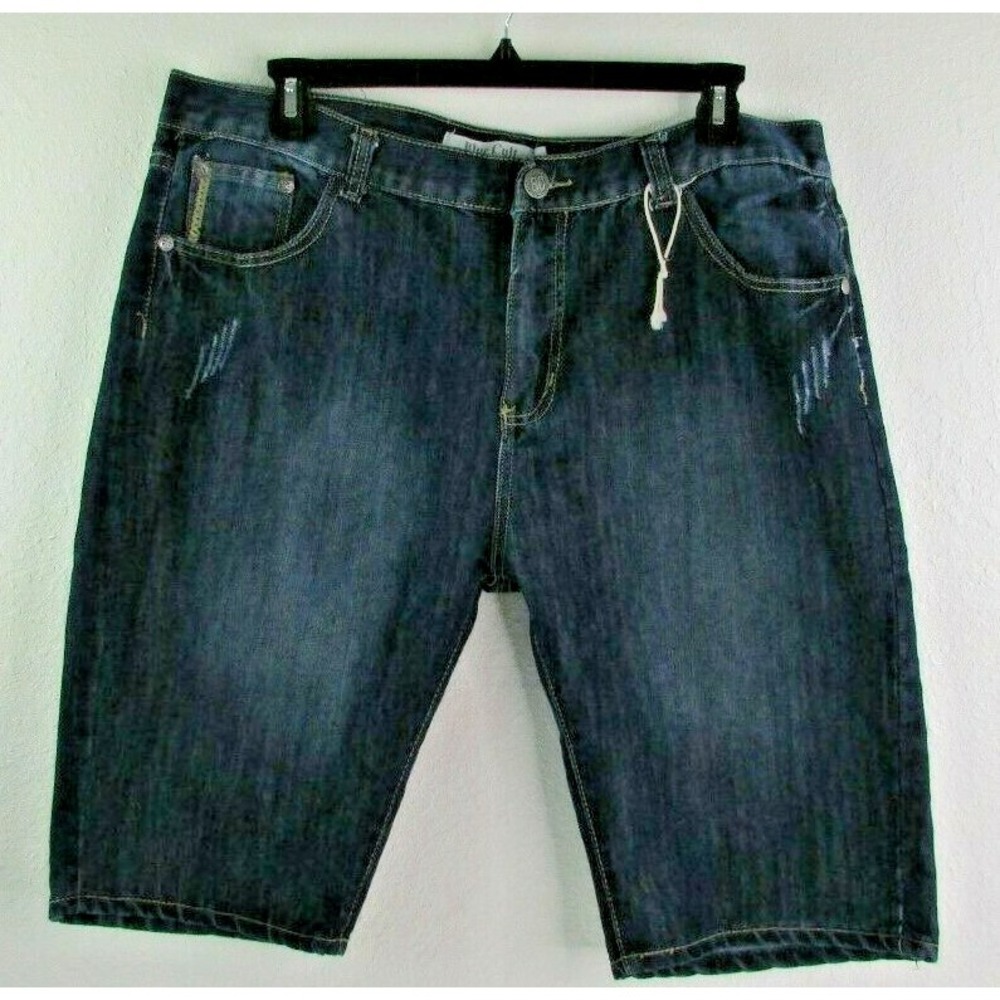 Blue Cult Denim‎ Men's Distressed Shorts Size 40